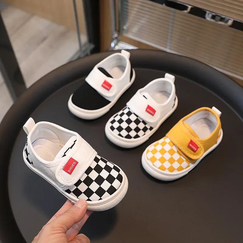 Children Canvas Shoe 2025Spring Summer New Children Sneakers Boy Girl Cloth Shoes Kid Shoes Baby Kin