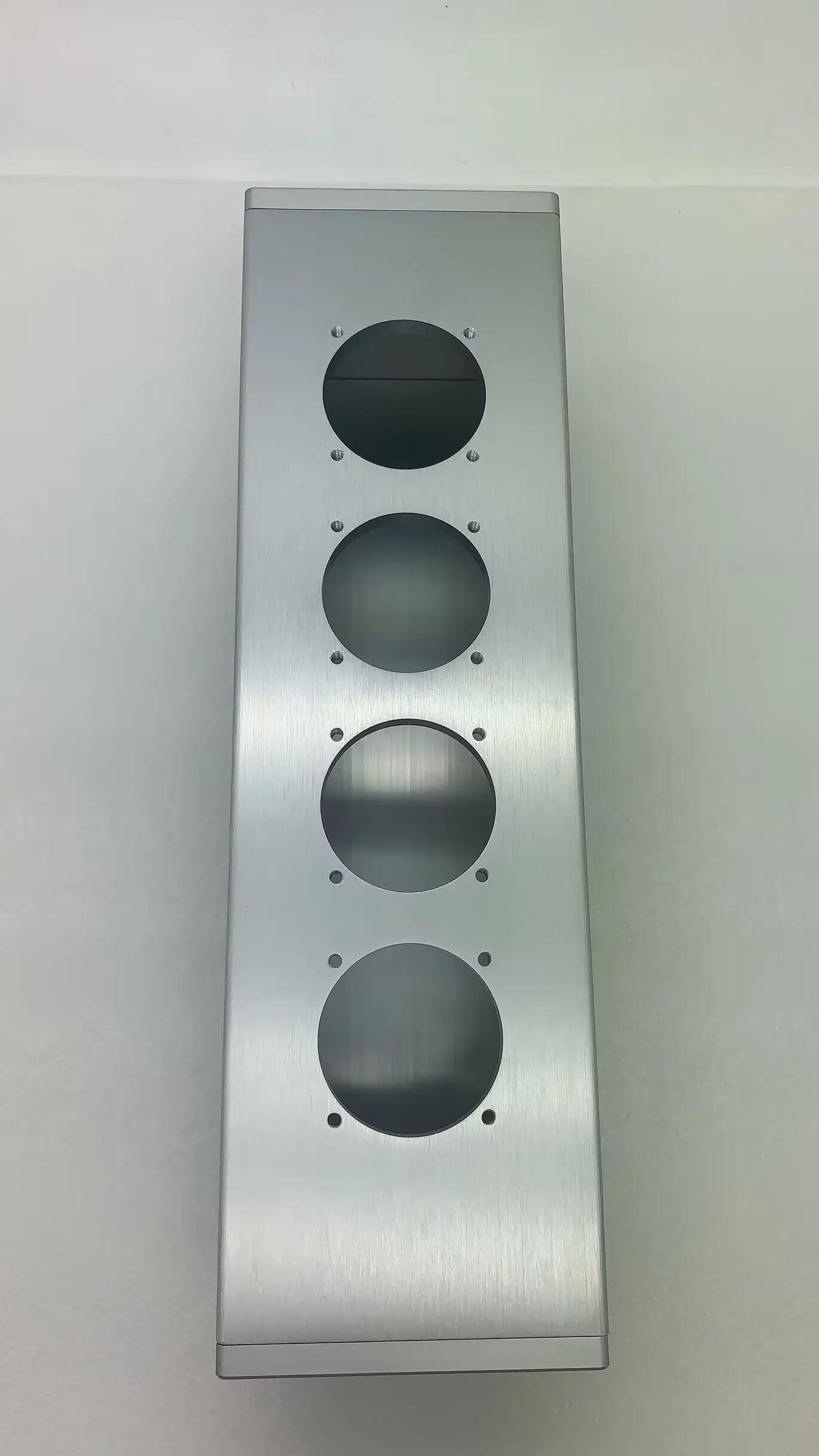 Filtre de puissance de prise EU en aluminium HIFI, boîtier d'amplificateur, bricolage, 2 bits, 4 bit