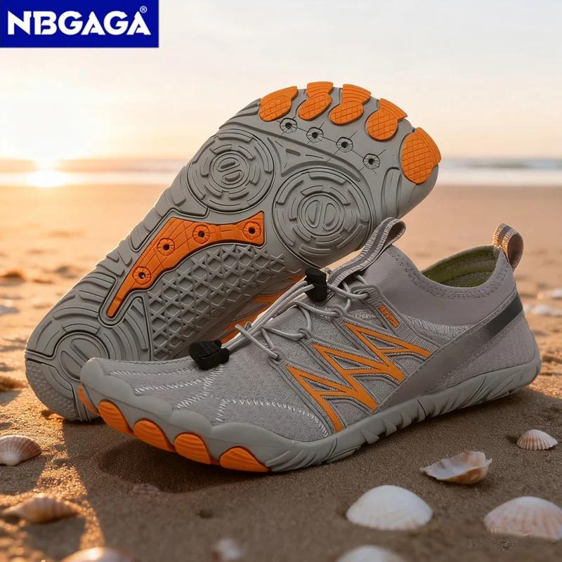 Chaussures de sport aquatique pour hommes, baskets légères à cinq doigts, antidérapantes, à séchage 