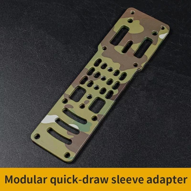 Adaptateur de étui de pistolet modulaire en métal de chasse pour plate-forme QLS, bande de jambe tom