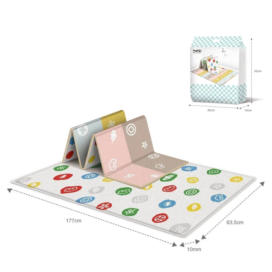 Tapis de jeu pour bébé, Double face, pliable, motif de dessin animé, tapis rampant, imperméable, ant