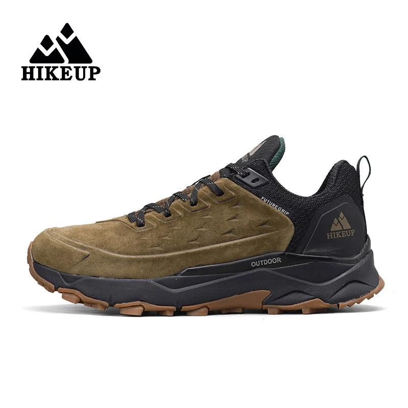 HIKEUP chaussures de randonnée pour hommes Sports de plein air Camping chasse marche chaussure daim 