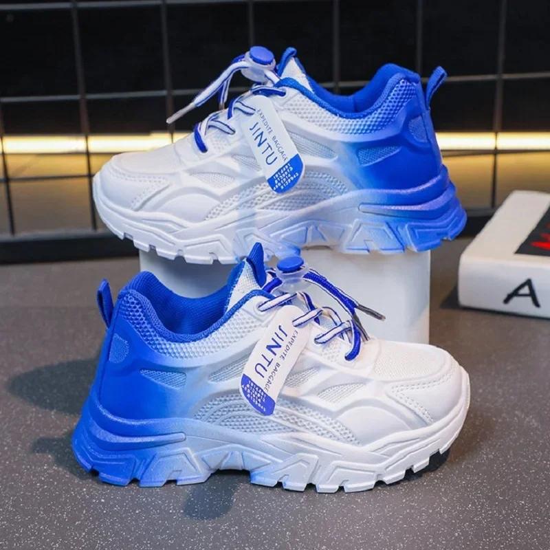 Chaussures de sport souples pour enfants, baskets de course en maille respirante, à la mode, pour ga
