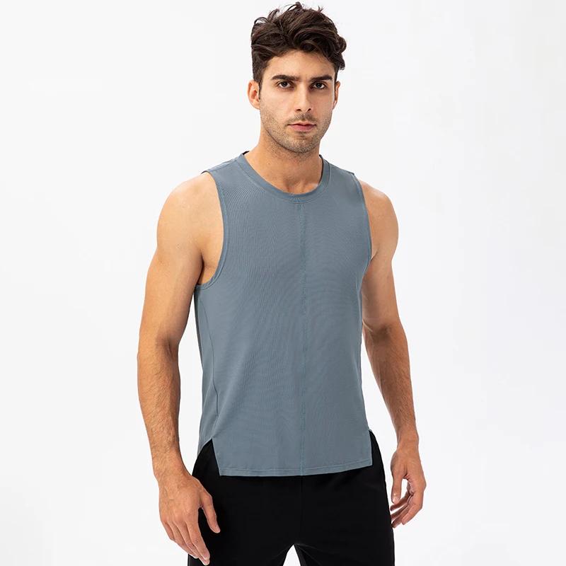 Glaçure de course ample pour homme, maillot de sport respirant, couche de base d'entraînement, haut 