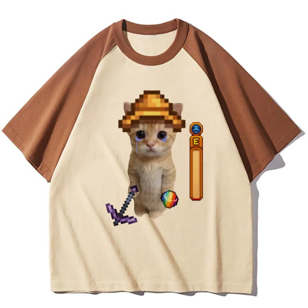 StardistingValley-T-shirt à séchage rapide pour femme, vêtement d'été, style manga, années 2000