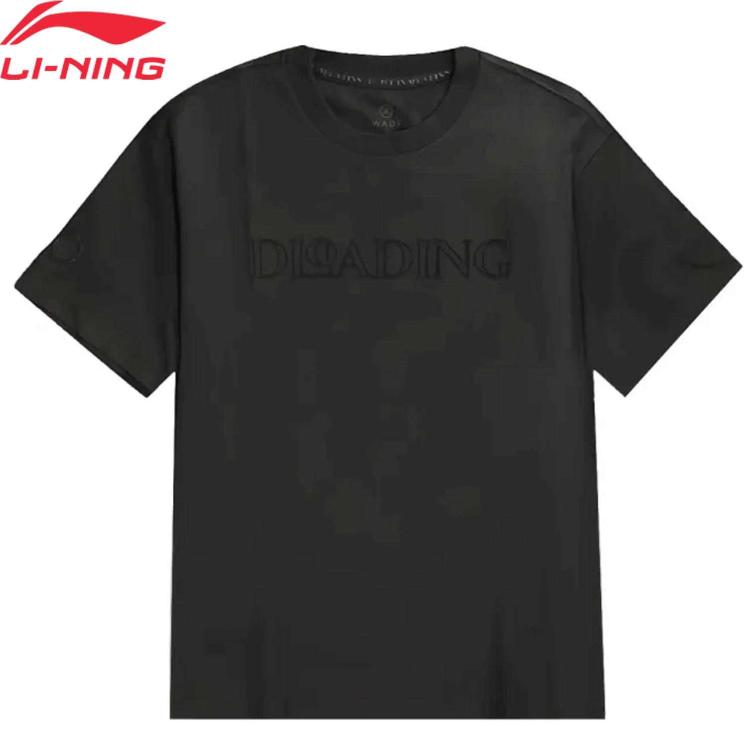 T-shirt Li-ning Wade pour hommes été - Haut respirant confortable col rond manches courtes loisirs AHSV813