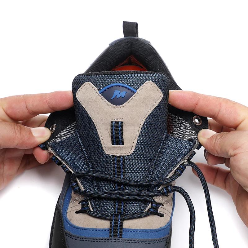 Chaussures de Trekking pour amoureux de l'extérieur, imperméables, bottes de montagne en cuir vérita