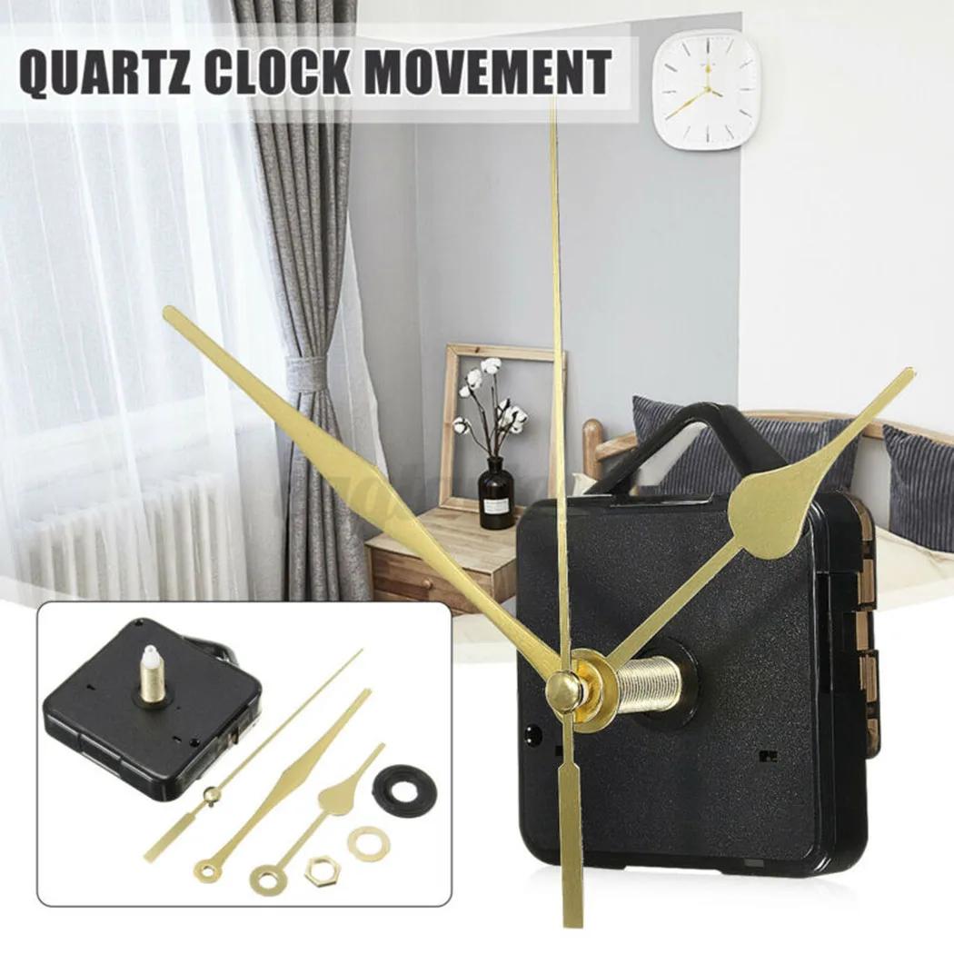 Quartz bricolage horloge murale mouvement broche mécanisme mains décoration murale Kit de réparation