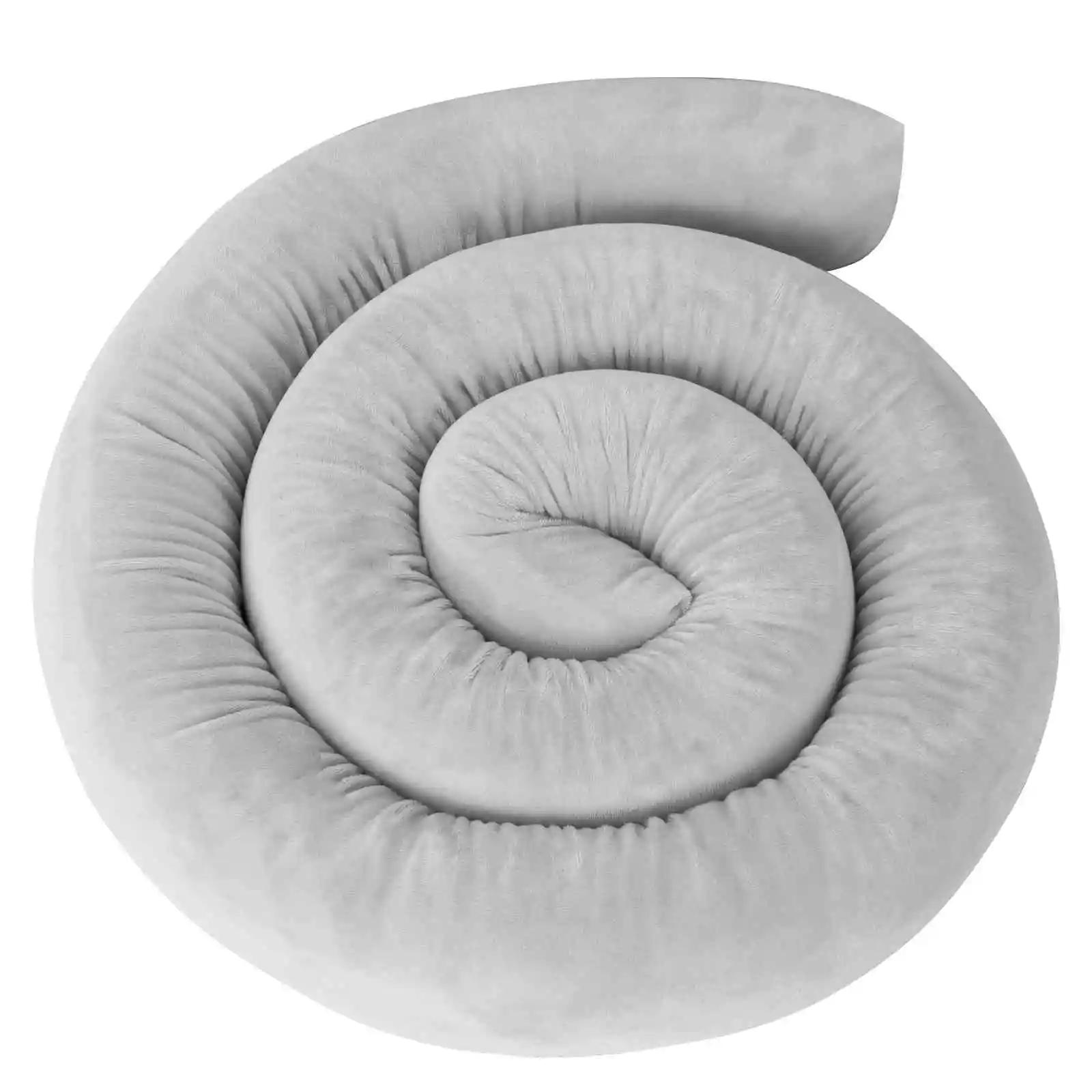  Coussin d'oreiller de lit pare-chocs pour bébé de 2M de Long, pour protection de berceau de bé