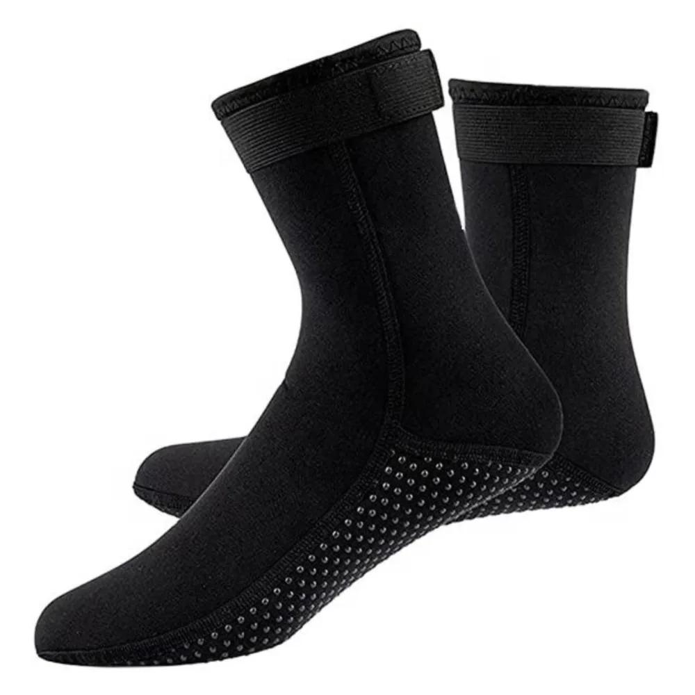 Chaussettes de plongée en néoprène 5mm, chaussures de Surf, bottes de natation thermiques antidérapa