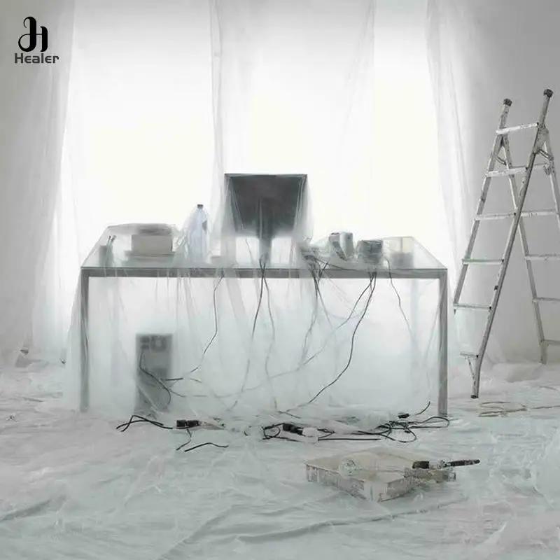 Juste anti-poussière imperméable pour meubles en plastique, housse anti-poussière pour voiture, lit,