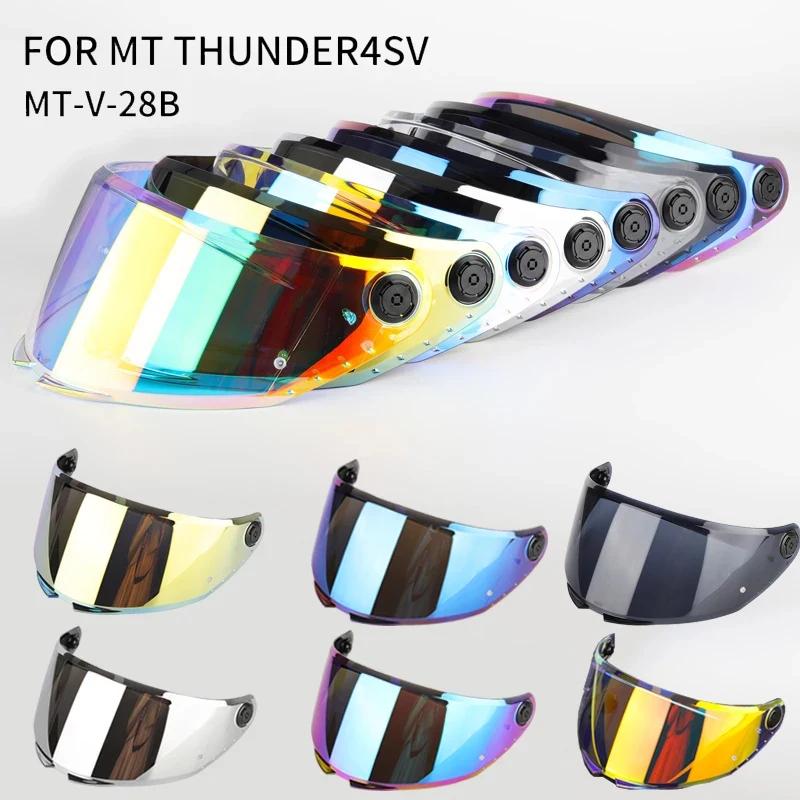 Visière de casque pour MT THUNDER 4 SV, Protection solaire, pare-brise, Protection Uv, remplacement 
