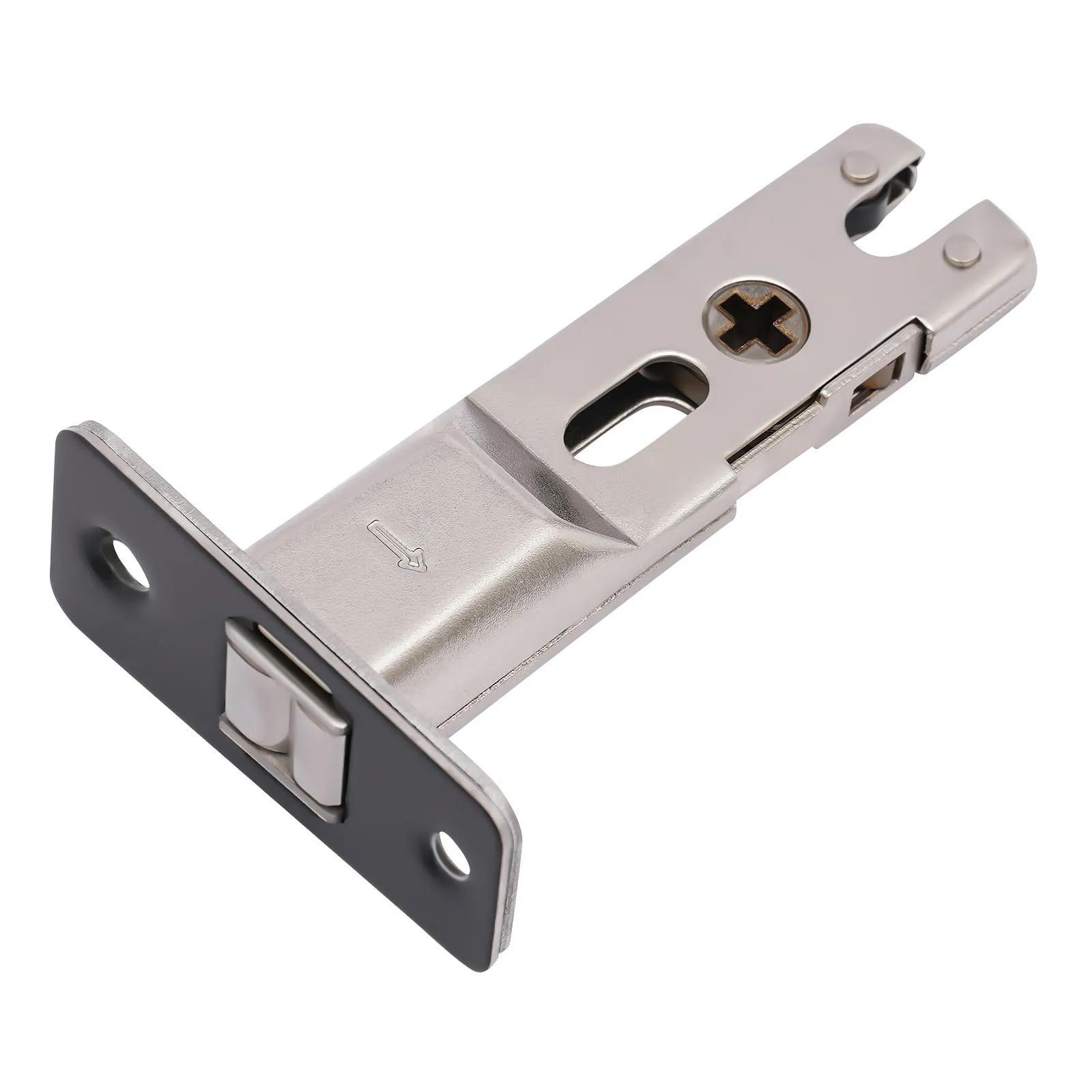 Serrure de porte coulissante carrée, serrure de sécurité de poche, loquet en alliage de Zinc et 3 * 