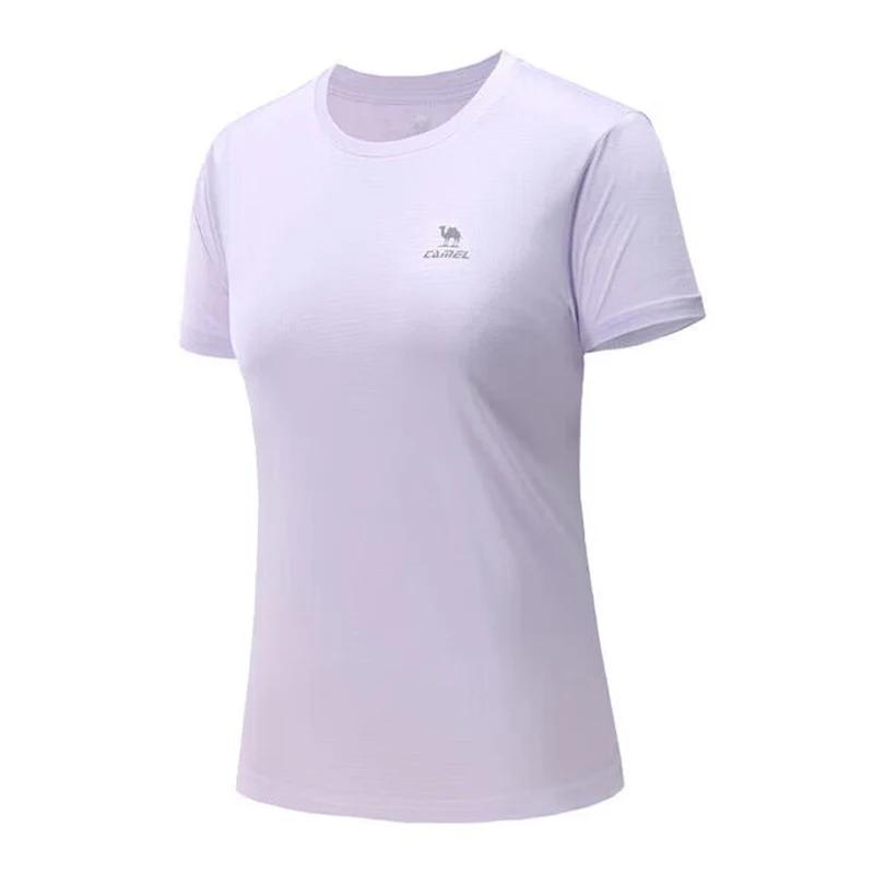 T-shirt sport femme GOLDEN CAMEL - Haut coton respirant à séchage rapide