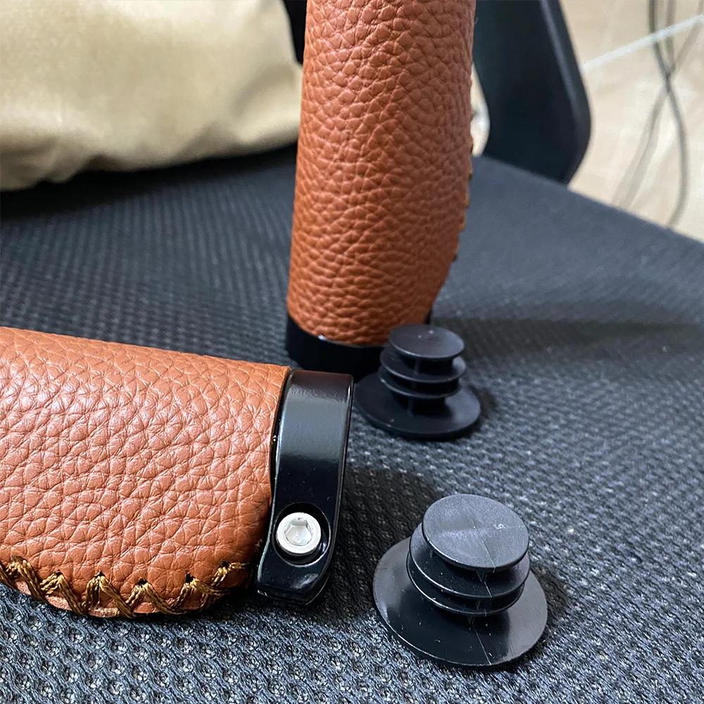 Housse de guidon de vélo de route, Super légère, poignée de vélo morte, cuir de Grain de litchi, ant