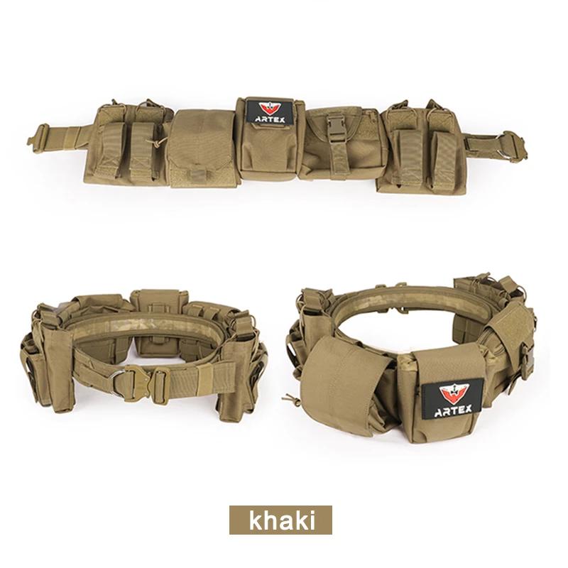 Ensembles de ceintures de combat en plein air, ceintures de service, ceinture utilitaire Airsoft pou