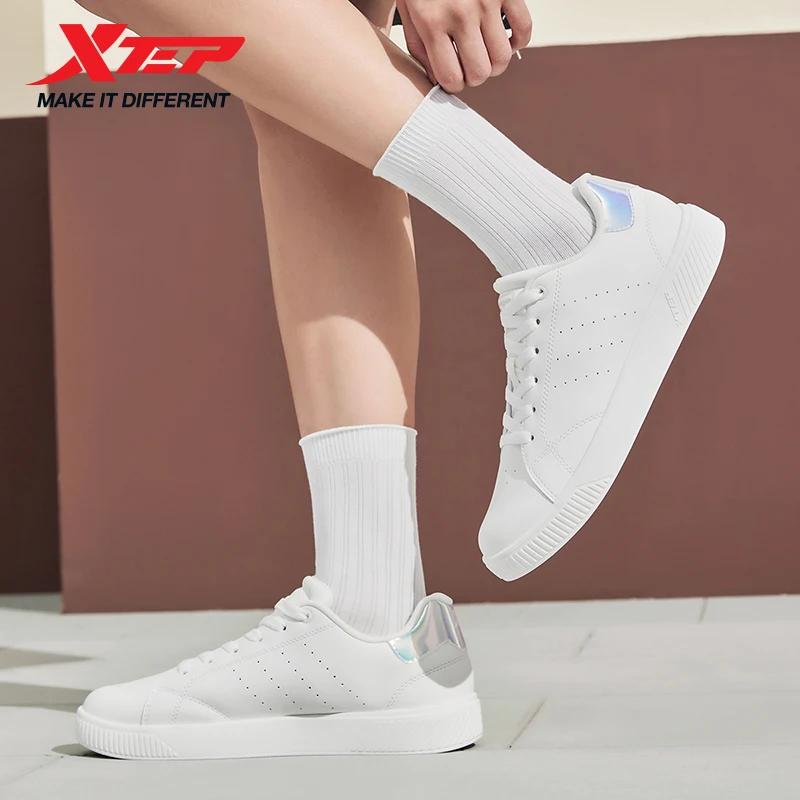 Xtep chaussures de skateboard pour femmes 2025 été léger durabilité loisirs mode à lacets rue style 