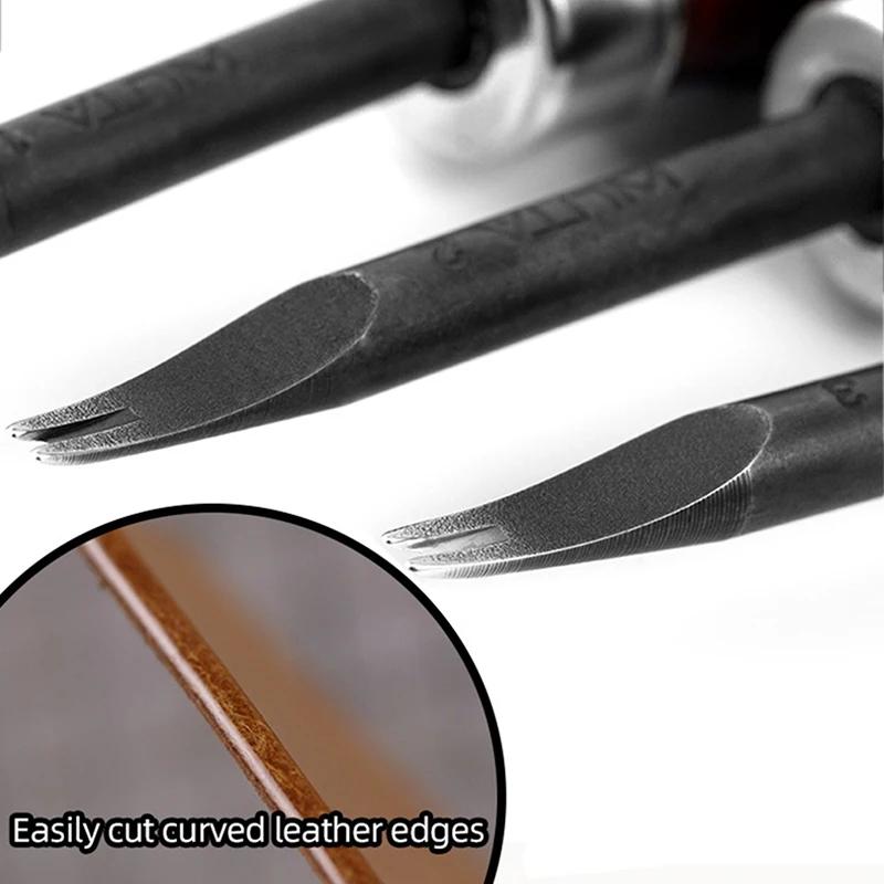 WUTA – biseauteuse en cuir aiguisé, outils en cuir, outils de bricolage, outils cuir professionnel, 