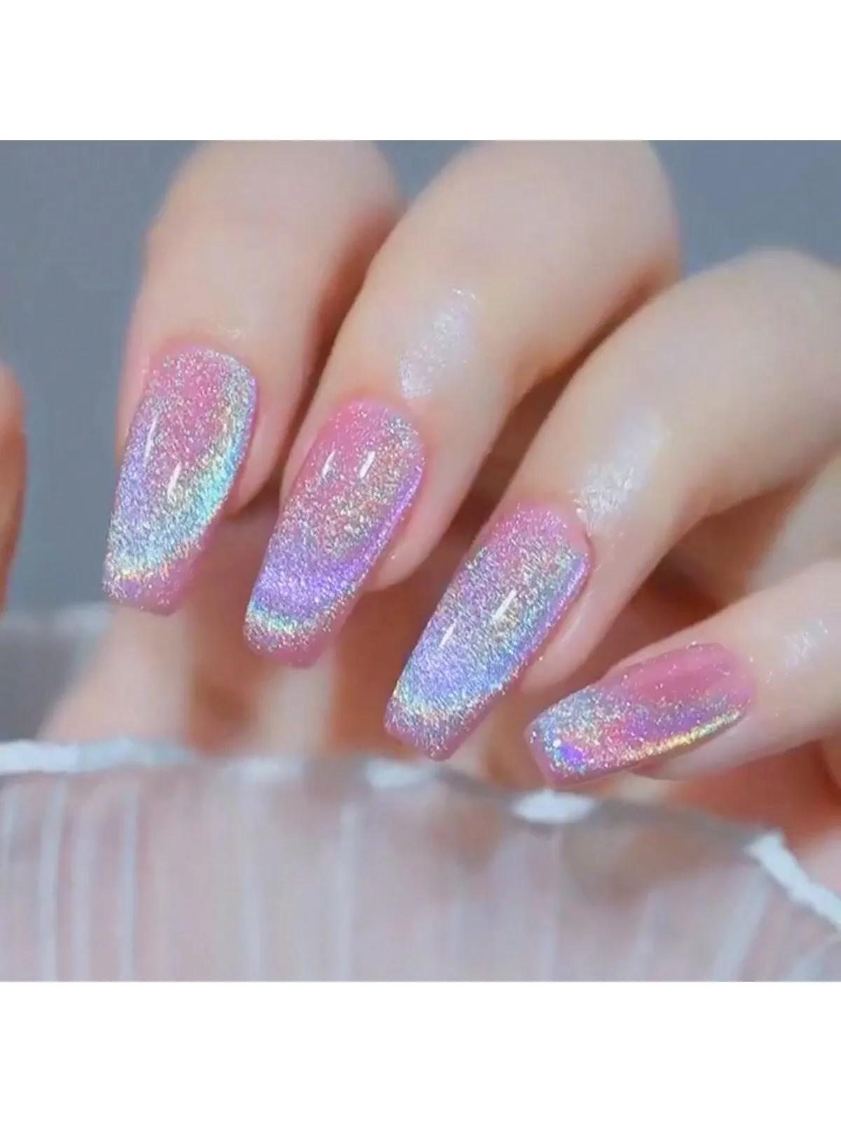 15ML arc-en-ciel oeil de chat vernis à ongles Gel photothérapeutique tremper les ongles Gel magnétiq