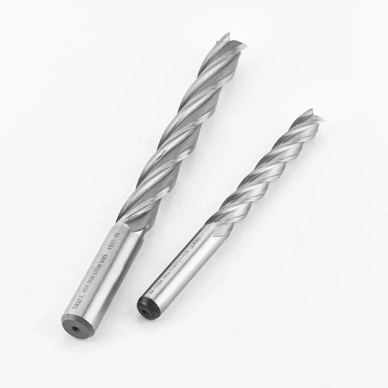 Fraises en bout haute précision D1-25mm 2 3 4 cannelures HSS coupe-métal dents de Cobalt outil de fr