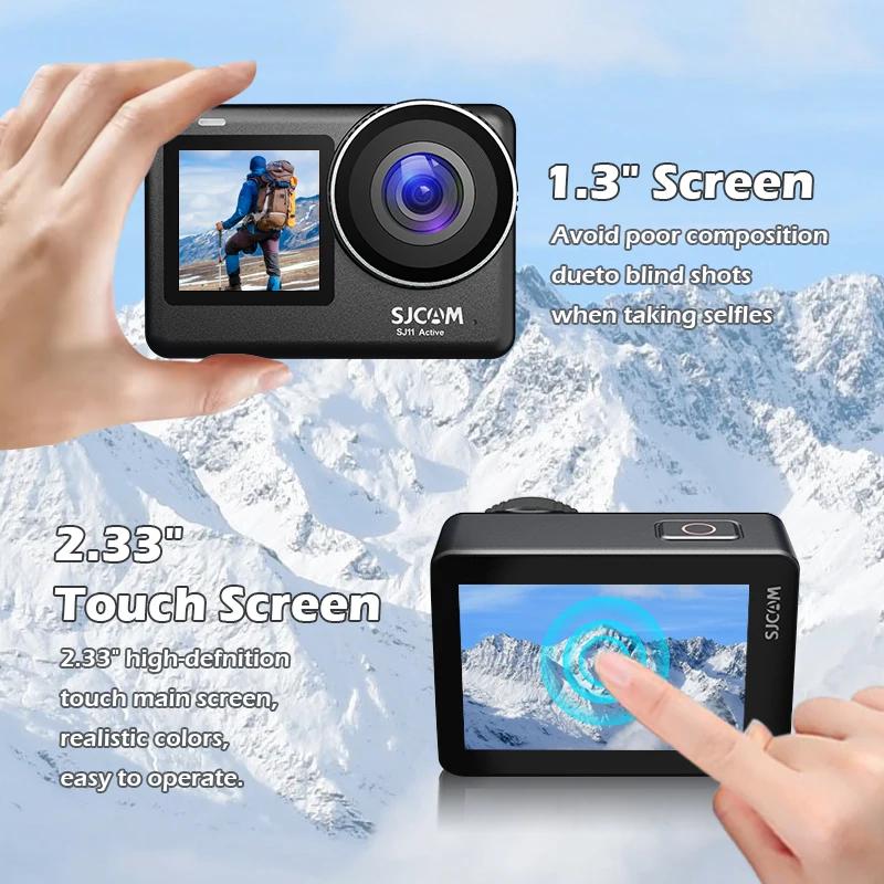 Caméra d'action SJCAM Flagship SJ11 ou CAM4, 4K, écran tactile 2,33 pouces, étanche, WiFi 5G, HDR ac