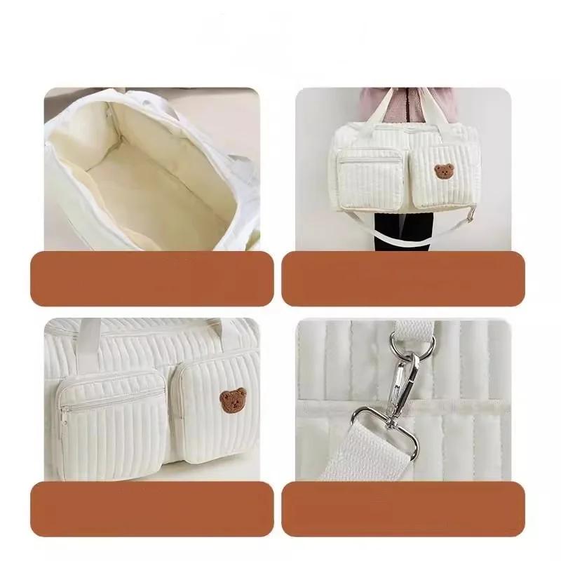Sac de maman de grande capacité pour femmes, fourre-tout pour couches de bébé, sacs à bandoulière en