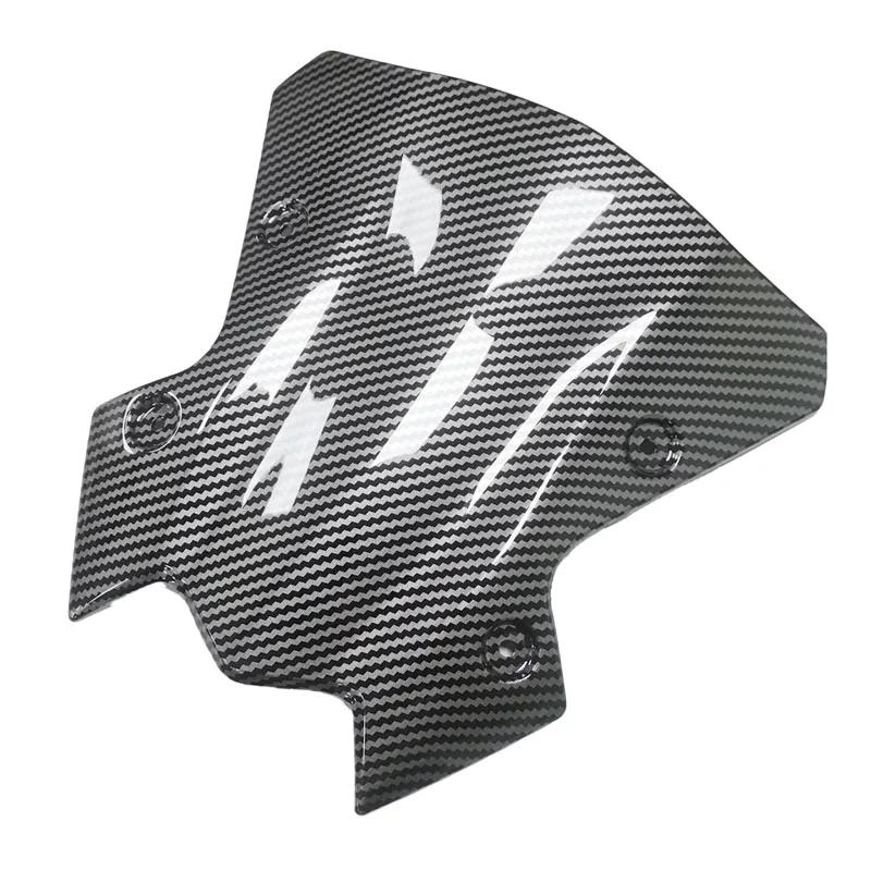 Protecteurs de pare-brise de moto en fibre de carbone, aspect noir, accessoires pour Kawasaki Z900, 