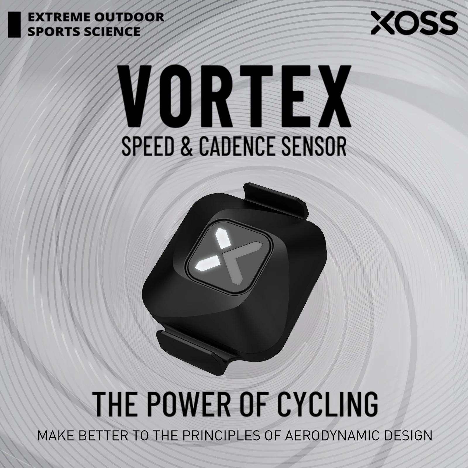 XOSS-Capteur de cadence de vitesse Vortex pour ordinateur de vélo, étanche IPX7, autonomie de la bat