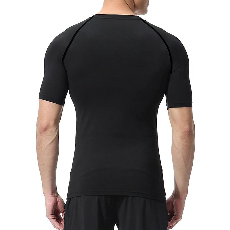 Chemise de compression à imprimé Dragon Rick pour hommes, maillots de base athlétiques, t-shirts à s