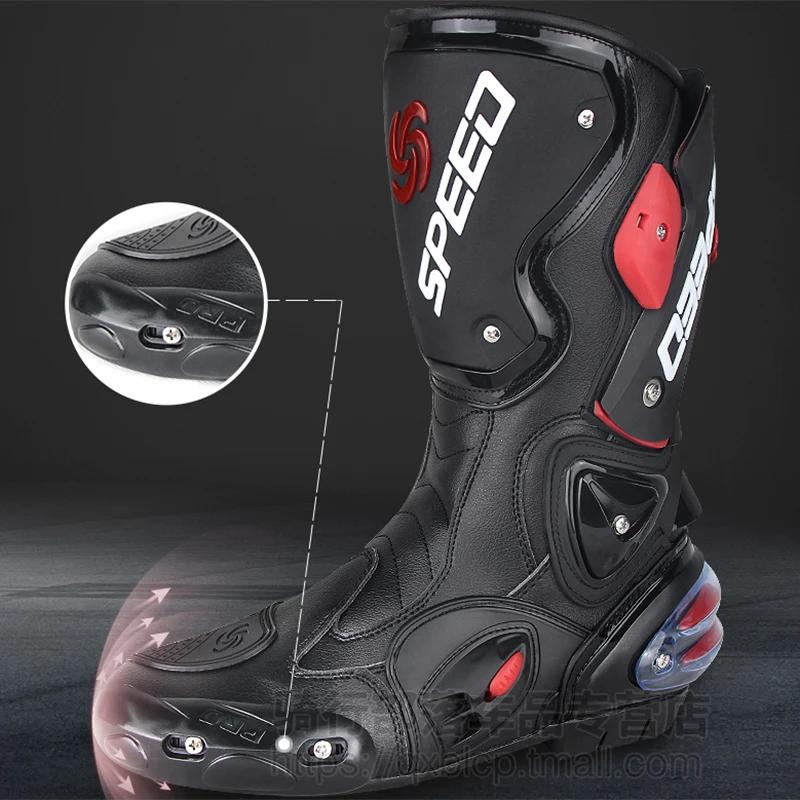 Riding Tribe hommes Moto bottes Moto course Motocross tout-terrain Moto Moto chaussures Botas Moto b