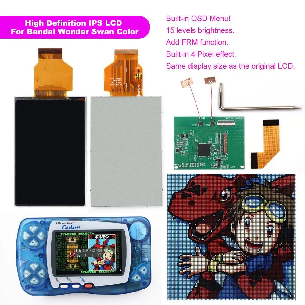 Écran LCD IPS WSC Highlight, kit de bricolage, luminosité du rétroéclairage pour Bandai Wonderfzdocu