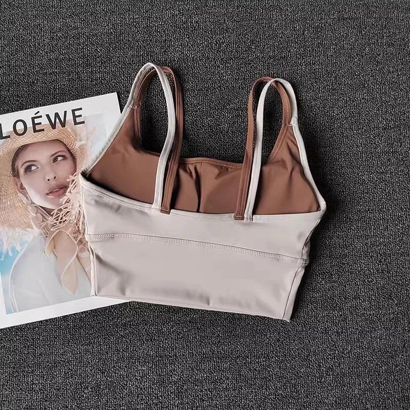 Soutien-gorge de Sport respirant pour femmes, résistant aux chocs, hauts de Fitness, Push Up, haut c