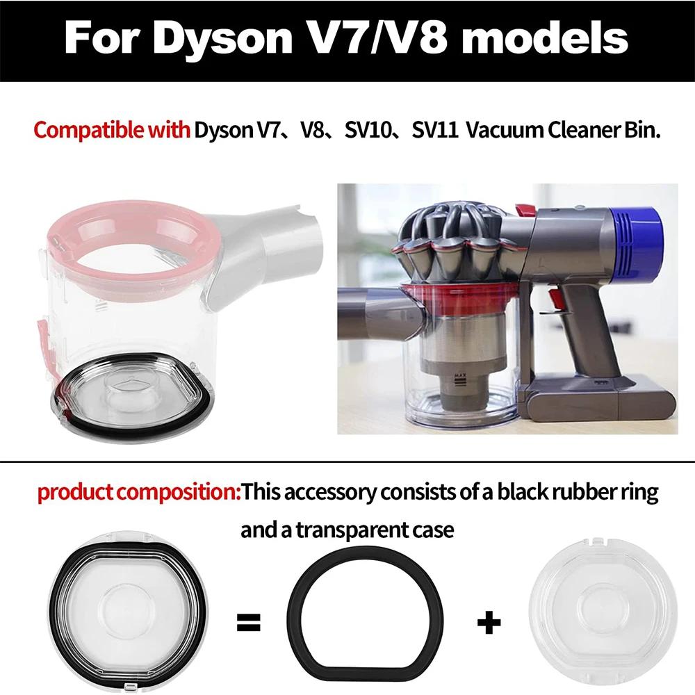 Bague d'étanchéité supérieure fixe et couvercle de Base pour aspirateur Dyson V6 V7 V8 V10 V11 V15, 