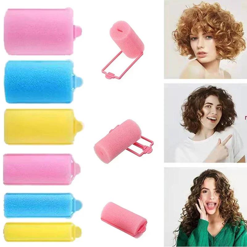 6-14 pièces éponge douce mousse coussin bigoudis bigoudis Salon de coiffure barbier bricolage boucle