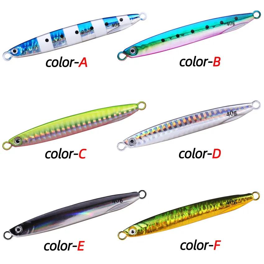 1/2/12 pièces Jig Shore gabarits cuillère coulée glisser 7G 10G 14G 17G 21G 30G 40G merBass leurre a