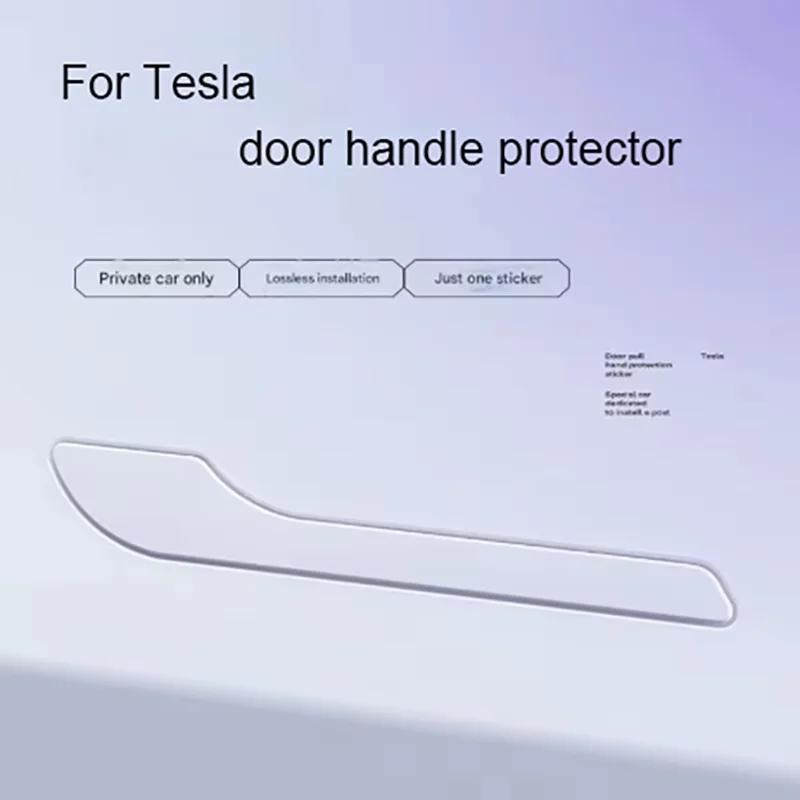 1 ensemble de films de protection pour poignée de porte Tesla modèle 3/Y, films de protection transp