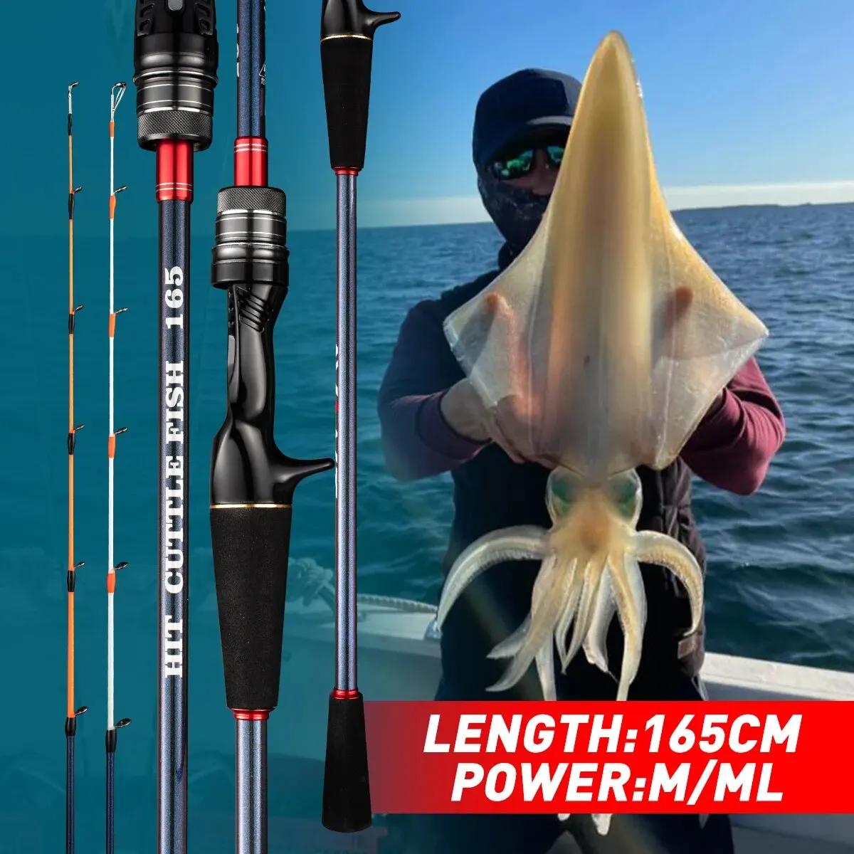 Canne à pêche coulée de calmar appât 20-80g/40-120g ML/M pointes Ultra légère en Fiber de carbone po