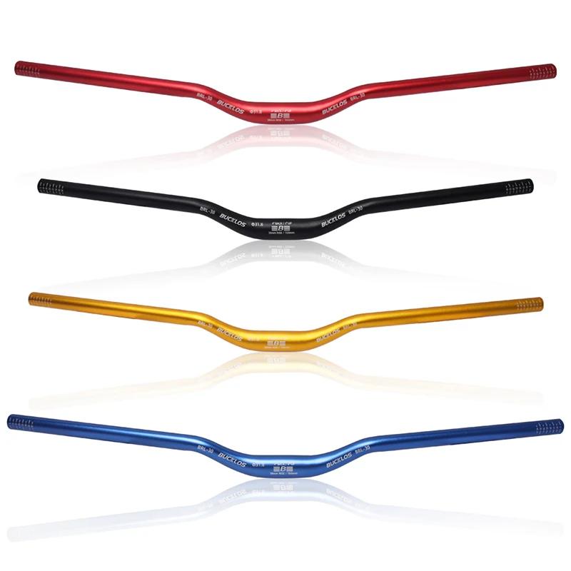 BUCKLOS 25.4mm 31.8mm guidon de vélo 620/660/720/780mm guidon d'hirondelle de vélo ultraléger Type M