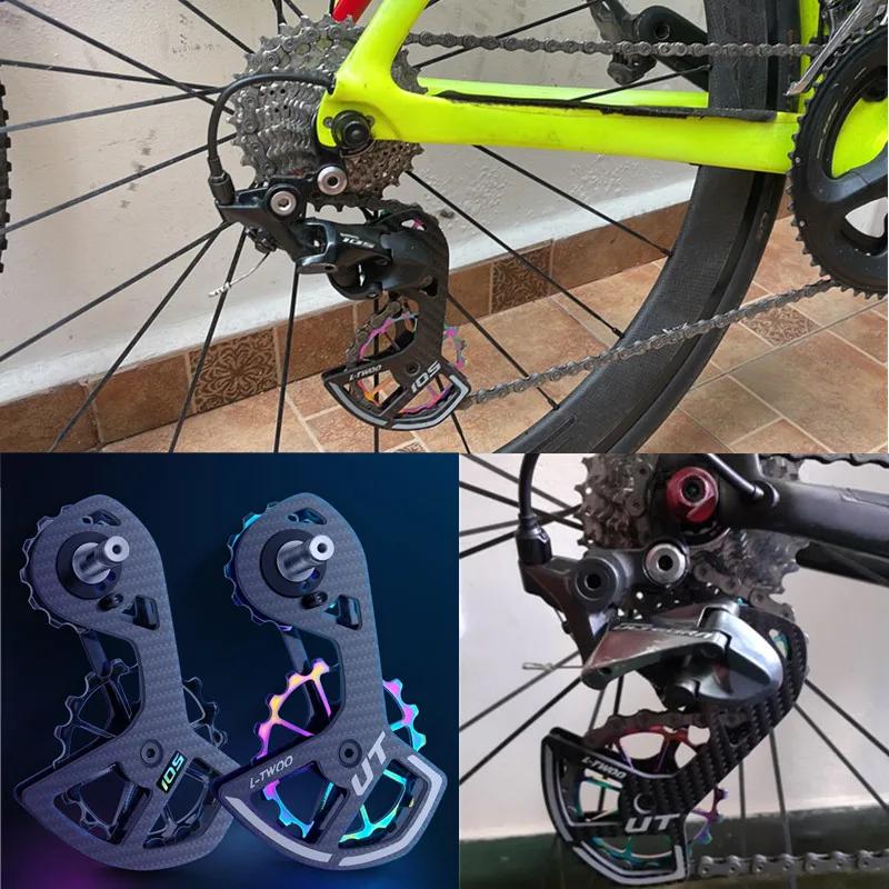 Ultegra Hatchace-Jeu de roues de poulie jockey en fibre de carbone pour vélo, roulement en céramique