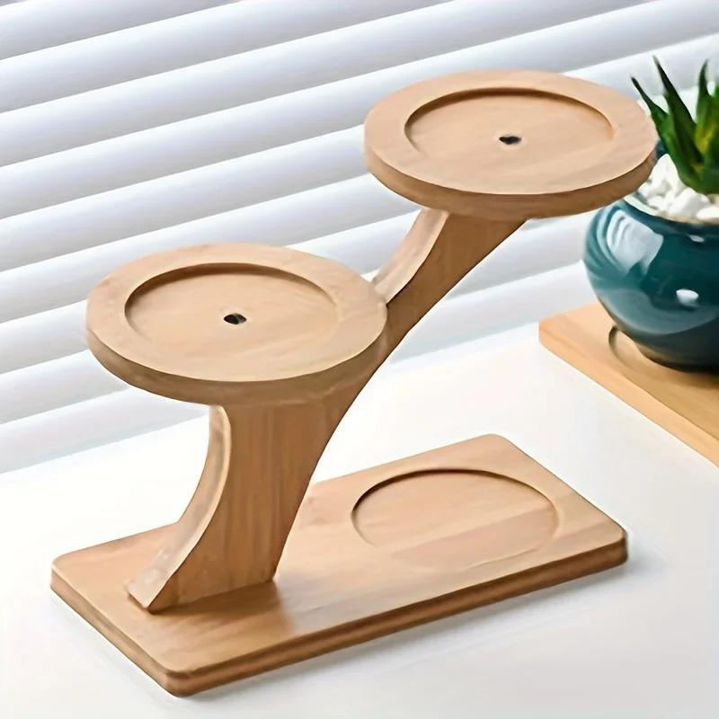 Support multifonctionnel pour plantes en bambou, décoration de maison/bureau/balcon, cadeau parfait 