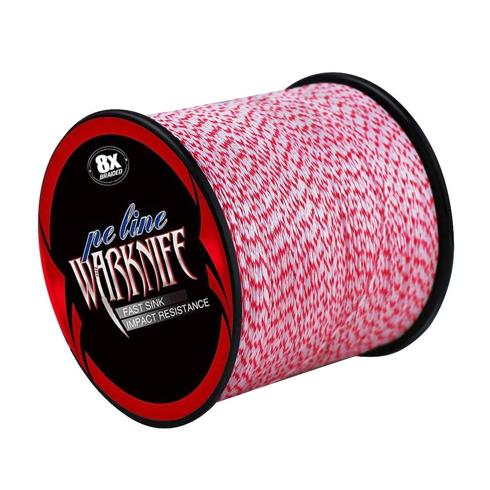 Warknife 8 brins 100M 300M 500M 1000M 1500M 2000M ligne de pêche PE Multifilamet tressé ligne de pêc