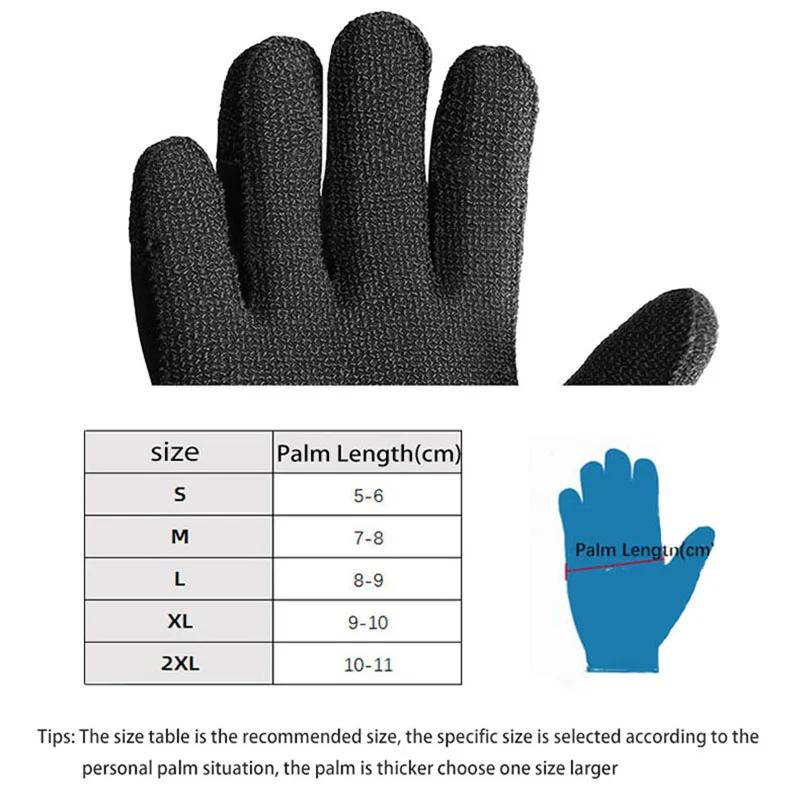 Gants de plongée en Kevlar pour hommes, 3mm, résistants aux coupures, résistants à l'usure, pour la 
