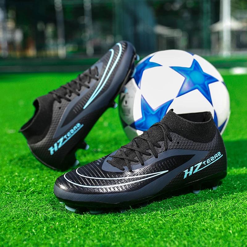 Nouveaux hommes chaussures de Football Sport garçons crampons respirants adulte bottes de Football e