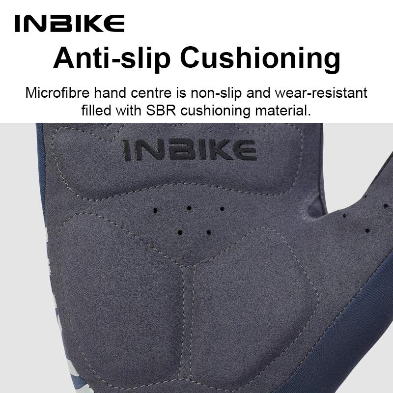 INBIKE 2024 gants de cyclisme Gel rembourré pour hommes automne hiver polaire gants de vélo de route