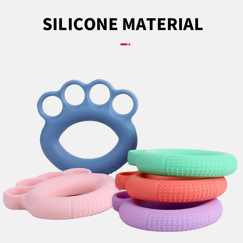 Poignée réglable en Silicone, entraîneur de doigts, exercice extenseur carpien, entraînement muscula