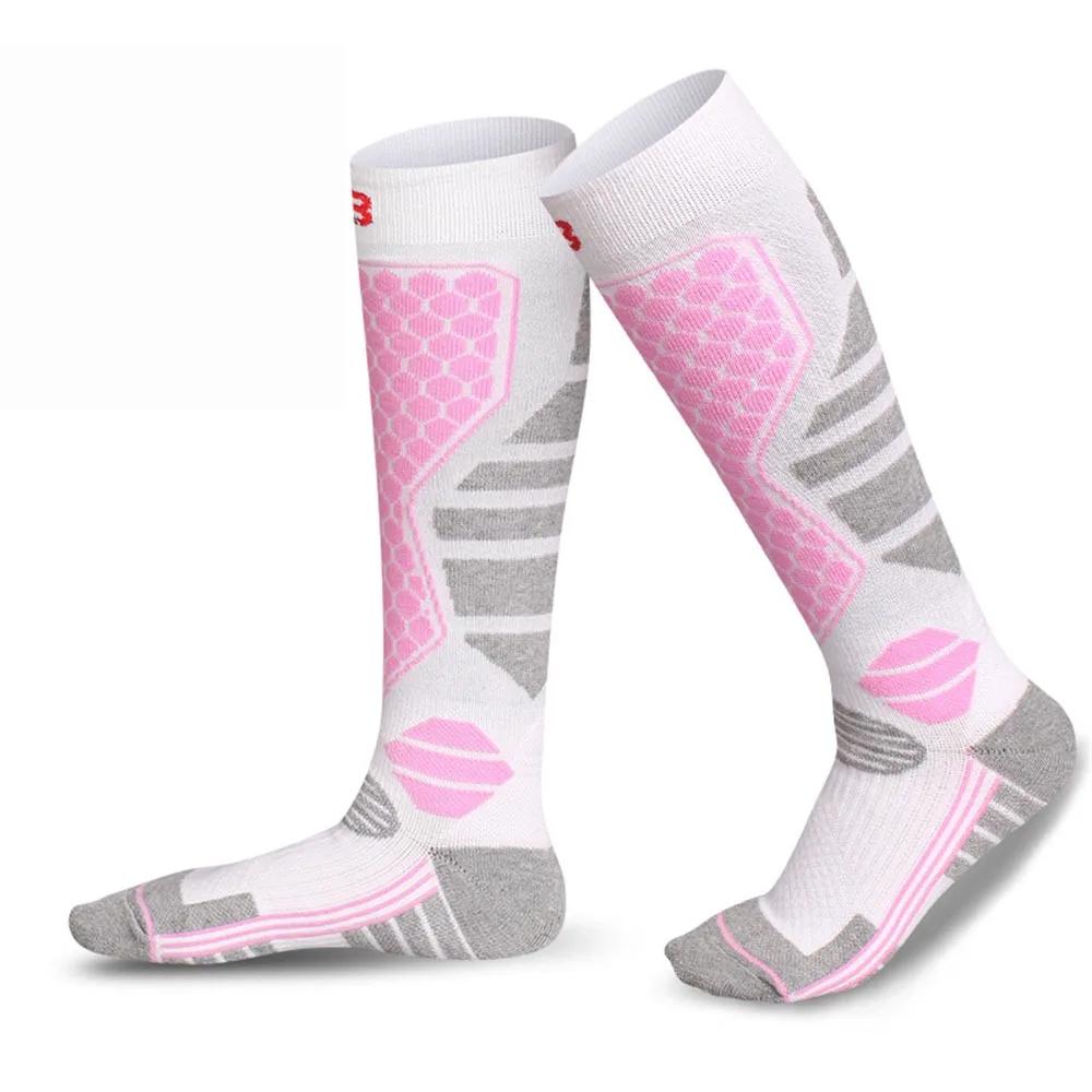 Chaussettes de Ski chaudes d'hiver, antidérapantes, épaisses, respirantes, à Compression, pour Snowb