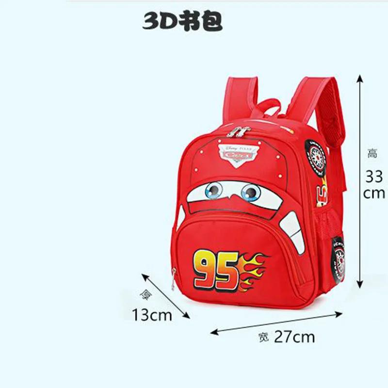 Sac à dos de sécurité pour enfants, voiture Disney, pour garçons de la maternelle, élèves du primair