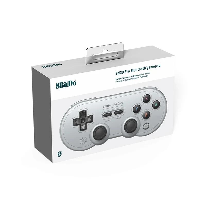 Manette de jeu Bluetooth 8Bitdo SN30 Pro, avec Joystick Hall, pour Nintendo Switch/Windows10/11 /ios