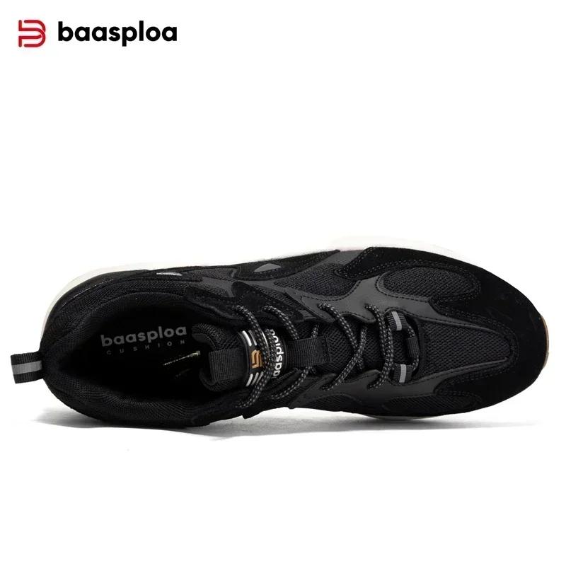 Baasploa – baskets de sport pour hommes, légères, décontractées, confortables, en maille, chaussures