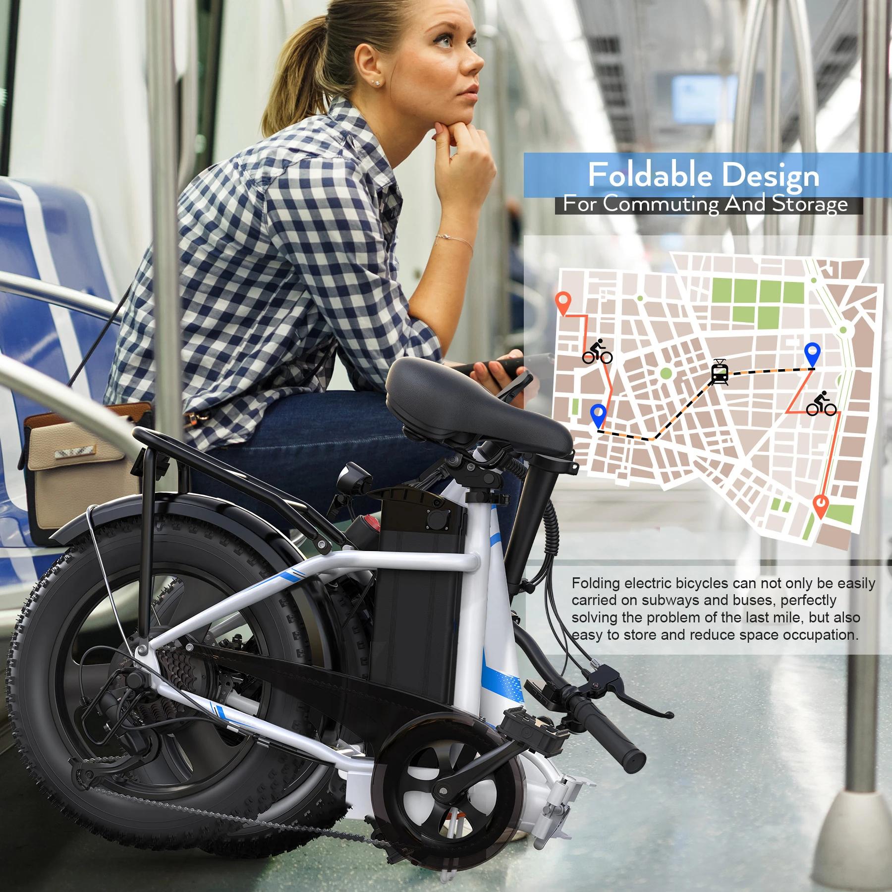 Vélo électrique Fat Opathy pour adultes, vélo électrique pliant, batterie perfective 48V, 20MPH, 3.0